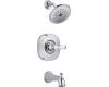 Delta 144710 Nura Chrome Monitor 14 Series Tub and Shower