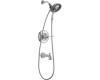 Delta 144939-I Carlisle Chrome Monitor 14 Series Tub And Shower With In2Ition Two-In-One Shower