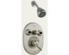Delta T18230-NN Innovations Brilliance Pearl Nickel Monitor Scald-Guard Jetted Shower System