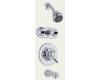 Delta T18430 Innovations Chrome Monitor Scald-Guard Jetted Tub Shower System