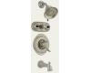 Delta Victorian T18455-NN Brilliance Pearl Nickel Monitor Scald-Guard Jetted Tub Shower System