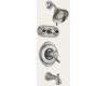 Delta Victorian T18455-SS Brilliance Stainless Monitor Scald-Guard Jetted Tub Shower System