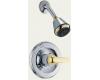 Delta T13220-CBSHC Classic Chrome & Brilliance Polished Brass Monitor Scald-Guard Shower