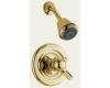 Delta Innovations T17230-PB Brilliance Polished Brass Monitor Scald-Guard Shower Trim with Volume Control