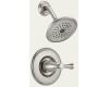 Delta T14240-SSLHP Lockwood Brilliance Stainless Monitor Scald-Guard Shower Trim