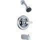 Delta T13420-HS Classic Chrome Monitor 13 Series Tub and Shower Trim with Handshower