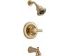 Delta T14438-CZH2O Lahara Champagne Bronze Monitor 14 Series Tub and Shower Trim