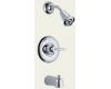 Delta T14485-H2O Grail Chrome Monitor 14 Series Tub And Shower Trim