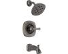 Delta T14492-PT Addison Aged Pewter Monitor 14 Series Tub And Shower Trim