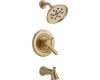 Delta T17438-CZH2O Lahara Champagne Bronze Monitor 14 Series Tub and Shower Trim