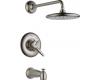 Delta T17482-SS Rizu Brilliance Stainless Monitor 17 Series Tub And Shower Trim