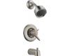 Delta T17T485-SS Grail Brilliance Stainless Tempassure 17T Series Tub and Shower Trim