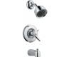 Delta T17T485 Grail Chrome Tempassure 17T Series Tub and Shower Trim