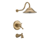 Delta T17T497-CZ Cassidy Champagne Bronze Multichoice 17T Series Tub And Shower Trim
