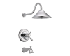 Delta T17T497 Cassidy Chrome Multichoice 17T Series Tub And Shower Trim