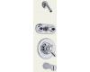 Delta T18430-LHD Innovations Chrome Monitor 18 Series Tub And Jetted Shower Trim - Less Showerhead