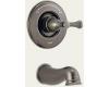 Delta T14140-PTLHP Lockwood Aged Pewter Monitor Scald-Guard Tub Trim