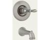 Delta T14155-NNLHP Victorian Brilliance Pearl Nickel Monitor Scald-Guard Tub Trim