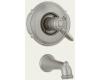 Delta T17155-NN Victorian Brilliance Pearl Nickel Monitor Scald-Guard Tub Trim with Volume Control