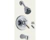 Delta Classic 1748-74-_-74CB Chrome Scald-Guard Tub & Shower Faucet