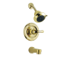 Delta T13420-PBSHCPD Classic Brilliance Polished Brass Monitor Scald-Guard Tub & Shower Trim