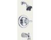 Delta Leland 14478 Chrome Monitor Scald-Guard Tub & Shower