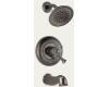 Delta T17T440-PT Lockwood Aged Pewter Tempassure Tub & Shower Trim with Volume Control