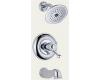 Delta T17T440 Lockwood Chrome Tempassure Tub & Shower Trim with Volume Control