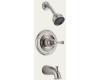 Delta 14469SS-769SS Orleans Brilliance Stainless Monitor Scald-Guard Tub & Shower