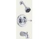 Delta T14469-LHP Orleans Chrome Monitor Scald-Guard Tub & Shower Trim