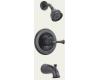 Delta T14469-RBLHP Orleans Venetian Bronze Monitor Scald-Guard Tub & Shower Trim