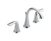 Delta 3538-MPU-DST Lahara Chrome Two Handle Widespread Lavatory Faucet