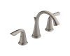 Delta 3538-SSMPU-DST Lahara Stainless Two Handle Widespread Lavatory Faucet