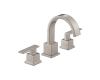 Delta 3553LF-SS Vero Brilliance Stainless Two Handle Widespread Lavatory Faucet
