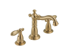 Delta 3555-CZMPU-DST Victorian Champagne Bronze Two Handle Widespread Lavatory Faucet