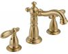 Delta 3555LFCZ-216CZ Victorian Champagne Bronze Two Handle Widespread Lavatory Faucet