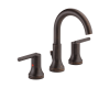 Delta 3559-RBMPU-DST Trinsic Venetian Bronze Widespread Bath Faucet with Metal Pop-Up