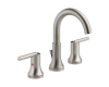 Delta 3559-SSMPU-DST Trinsic Stainless Widespread Bath Faucet with Metal Pop-Up