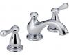 Delta 3578-MPU-DST Leland Chrome Two Handle Widespread Lavatory Faucet with Pop-Up