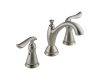 Delta 3594-SSMPU-DST Linden Stainless Two Handle Widespread Lavatory Faucet