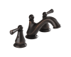 Delta 35999LF-RB Haywood Venetian Bronze Two Handle Widespread Lavatory Faucet