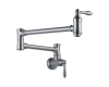 Delta 1177LF-AR Traditional Arctic Stainless Pot Filler Faucet - Wall Mount