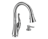 Delta 16968-SD-DST Chrome Single Handle Pull-Down Kitchen Faucet with Soap Dispenser
