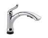 Delta 4353T-DST Linden Chrome Single Handle Pull-Out Kitchen Faucet With Touch2O Technology