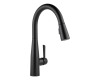 Delta 9113-BL-DST Matte Black Single Handle Pull-Down Kitchen Faucet