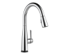 Delta 9113T-DST Chrome Single Handle Pull-Down Kitchen Faucet with Touch2O Technology