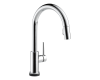Delta 9159T-DST Trinsic Chrome Single Handle Pull-Down Kitchen Faucet Featuring Touch2O Technology