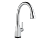 Delta 9183T-DST Chrome Single Handle Pull-Down Kitchen Faucet with Touch2O Technology