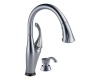 Delta Addison 9192T-ARSD-DST Arctic Stainless Single Handle Pull-Down Kitchen Faucet with Touch2O Technology andSoap Dispenser
