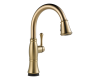 Delta 9197T-CZ-DST Cassidy Champagne Bronze Single Handle Pull-Down Kitchen Faucet With Touch2O Technology